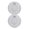 Alecto SD110 2X - Vrijstaand Rookalarm – 1 Jaar Batterij – Wit – 2 stuks